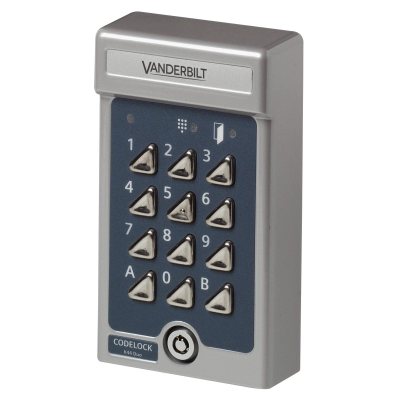 V44 Duo Clavier autonome extérieur 2 portes 30 codes 